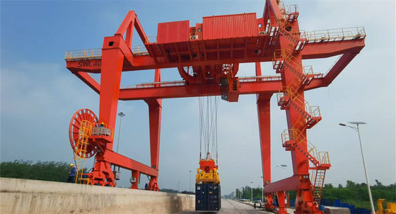 High Technique Rmg Portal Container 40 Ton Gantry Crane با راندمان بالا