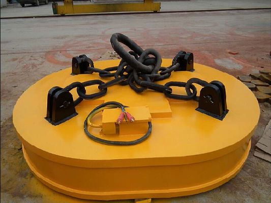 دستگاه های بالابر الکترومغناطیسی MW5 100vDC 220v برای بلند کردن ضایعات فلزی