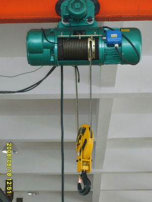 CD مدل 5 تن سرعت بلند کردن 8m / min Compact Wire Rope Hoist