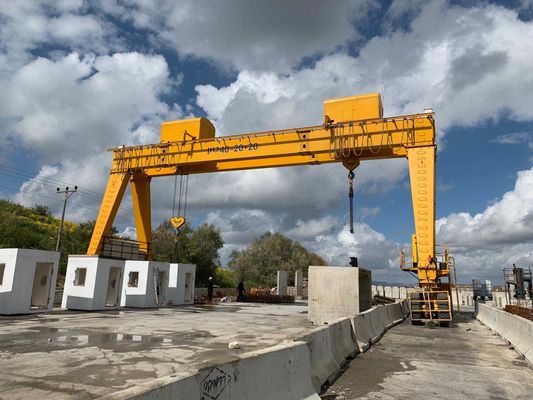 5 - 500 تن ظرفیت کران های RTG کران های دو گره الکتریکی لاستیک لاستیکی