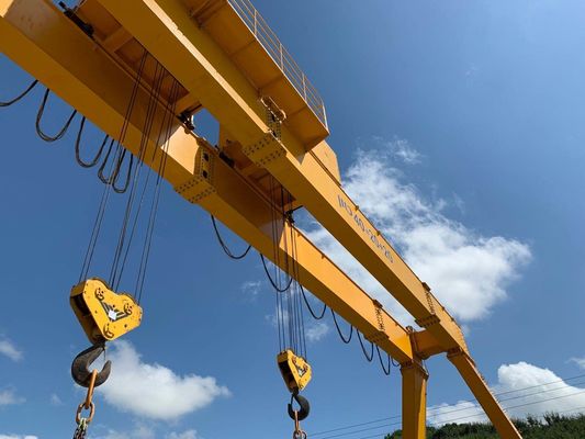 5 - 500 تن ظرفیت کران های RTG کران های دو گره الکتریکی لاستیک لاستیکی