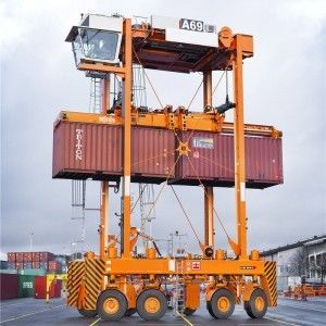 تایر لاستیکی برقی جرثقیل دروازه ای کانتینر پورتال 10t 15t A6 A7