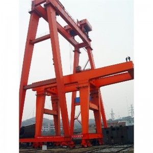 دروازه نوع جرثقیل دروازه ای پورتال با ظرفیت بالابری بزرگ با بالابر 630 KN سرعت کم