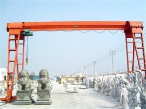 ثابت تا 300 تن MH نوع تک تیر جرثقیل دروازه ای نوع خرپایی