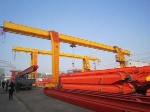جرثقیل دروازه ای WEIHUA 5~32Ton MH مدل سنگین جرثقیل دروازه ای تک پرتو