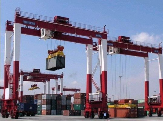 جرثقیل دروازه ای کانتینری 40 تنی RTG لاستیک تایر