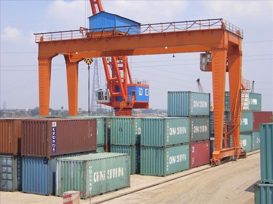 جرثقیل دروازه ای کانتینری 40 تنی RTG لاستیک تایر