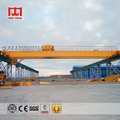 جرثقیل سقفی 20 تنی A5-A8 دو تیرچه ای نوع QD با چرخ دستی وینچ باز