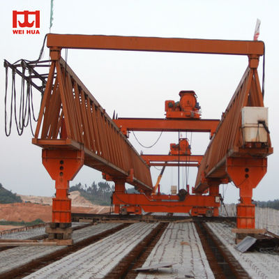 CE GOST Railway Bridge Beam Launcher Crane 200T Girder Launcher Crane