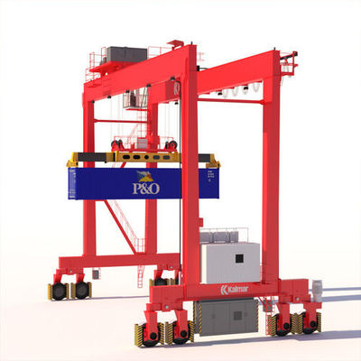 لاستیک RTG لاستیک Gantry Crane 50ton High Straddle Carrier