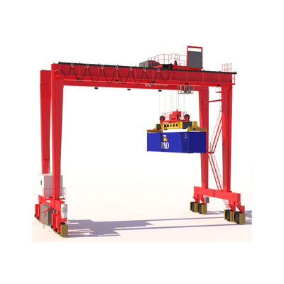 درگاه RTG با استفاده از جرثقیل دروازه ای تایر لاستیکی 10 تن 40 تن بالابر کانتینر بارگیری